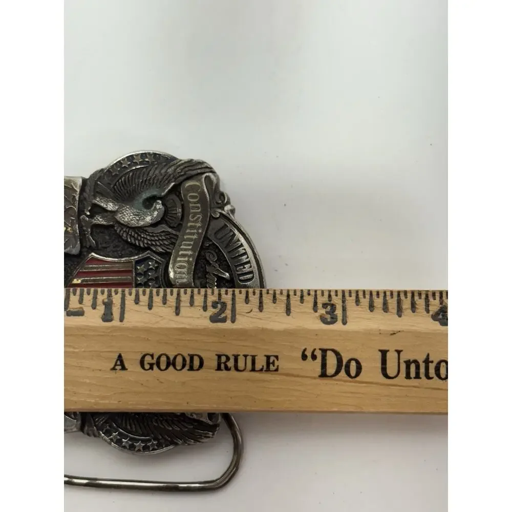 US Constitution Commemorative Belt Buckle 1987 Limited Edition 200th Anniversary